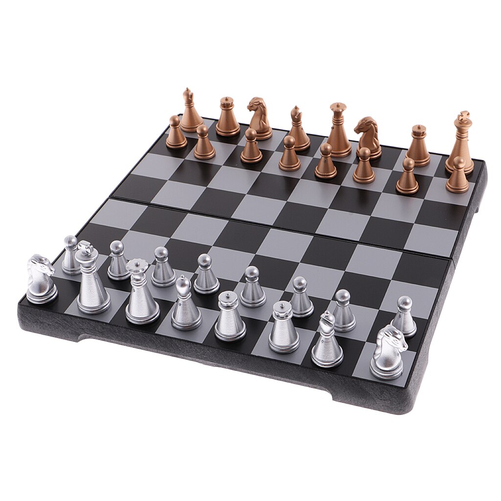 마그네틱 3 1 목조 국제 여행 체스 세트 접는 체스 보드 교육 완구 내구성 캠핑 엔터테인먼트